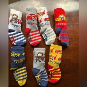 Baby Gap Disney Pixar Cars Crew Socks 18-24 months